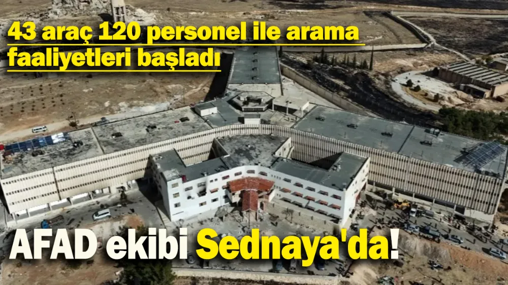 AFAD ekibi Sednaya