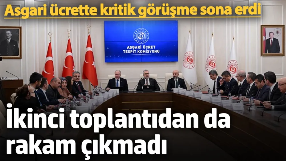 İkinci toplantıdan da rakam çıkmadı