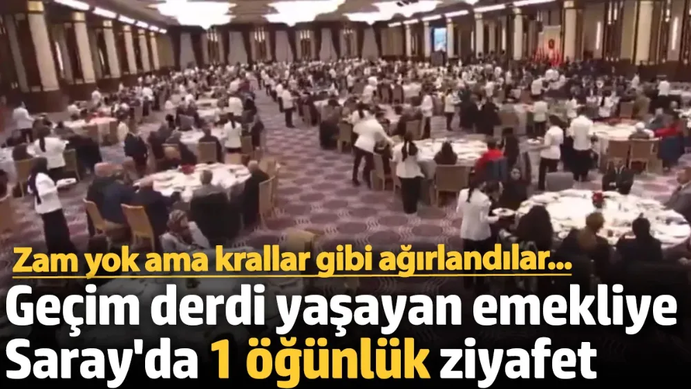 Geçim derdi yaşayan emekliye Saray