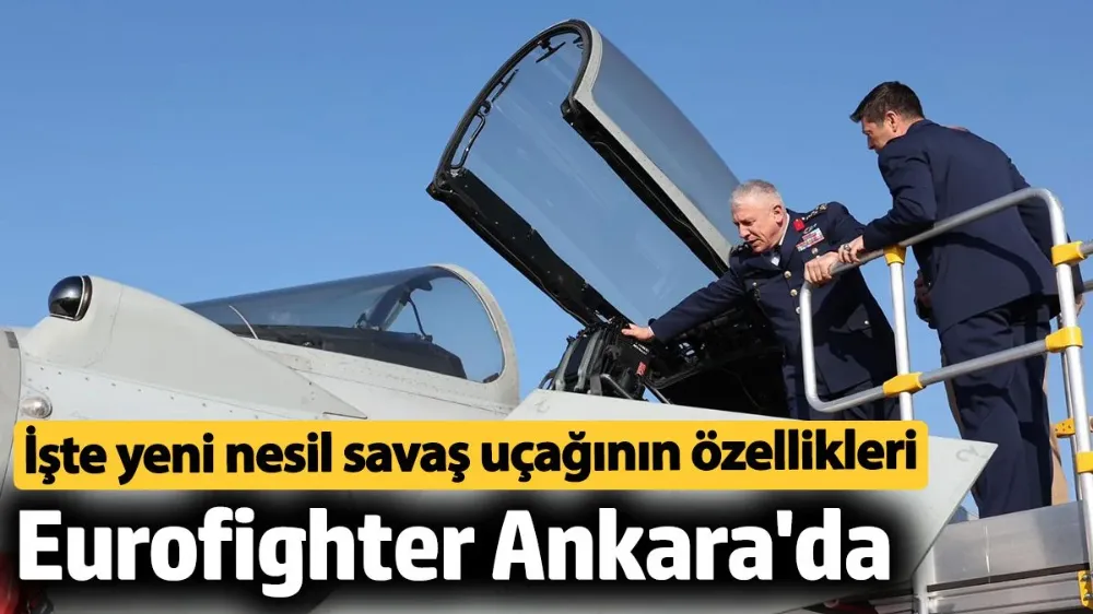 Eurofighter savaş uçağı Ankara