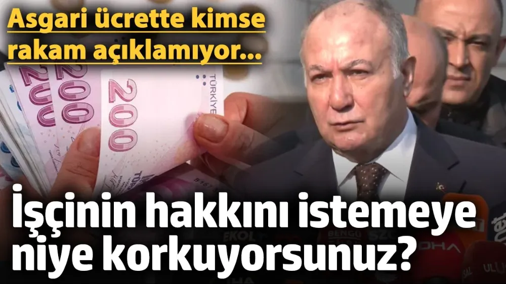  İşçinin hakkını istemeye niye korkuyorsunuz?