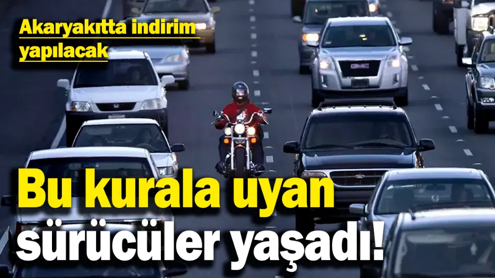 Bu kurala uyan motosiklet sürücüleri yaşadı! 