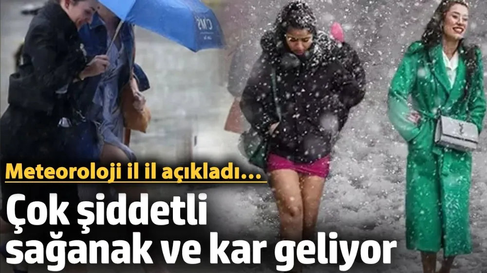 Meteoroloji il il açıkladı… 