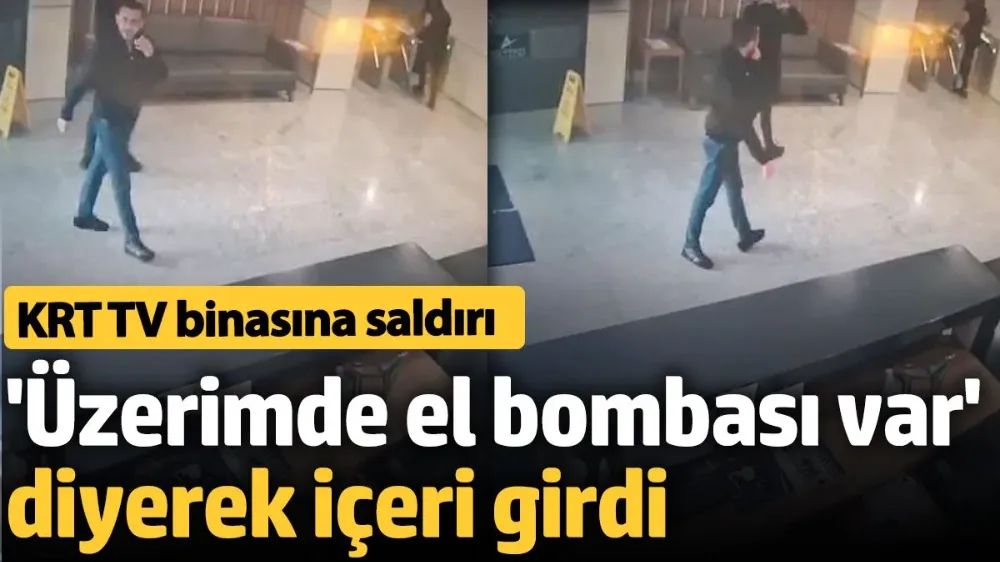 KRT TV binasına saldırı!