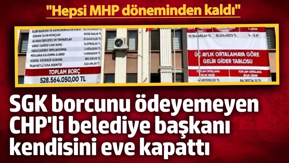 SGK borcunu ödeyemeyen CHP