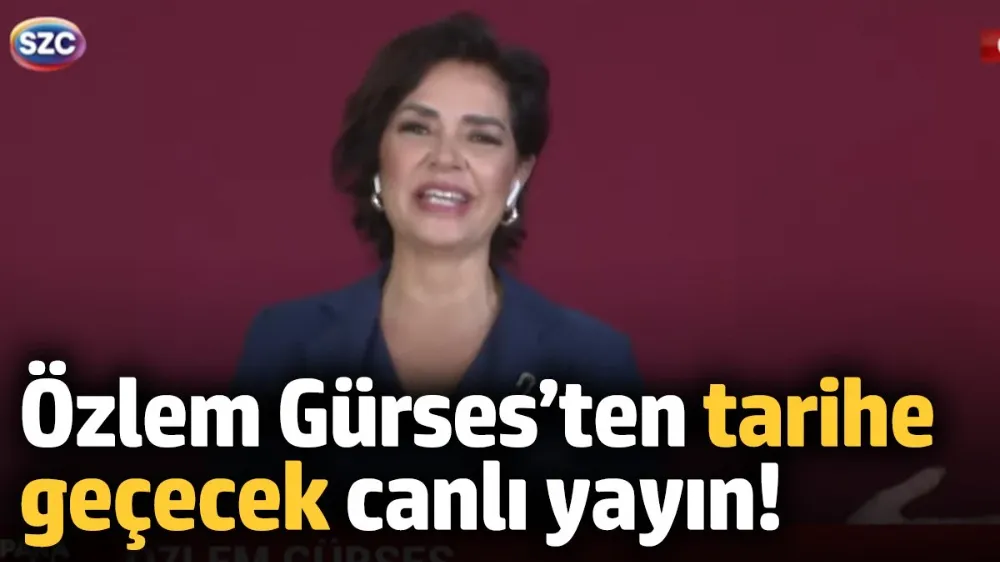 Özlem Gürses’ten tarihi canlı yayın!