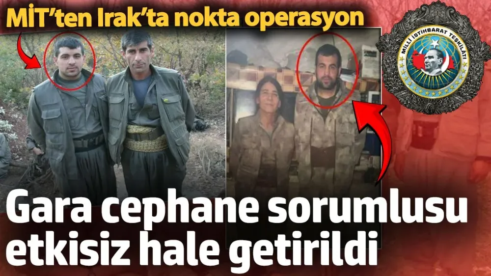 MİT’ten Irak’ta nokta operasyon