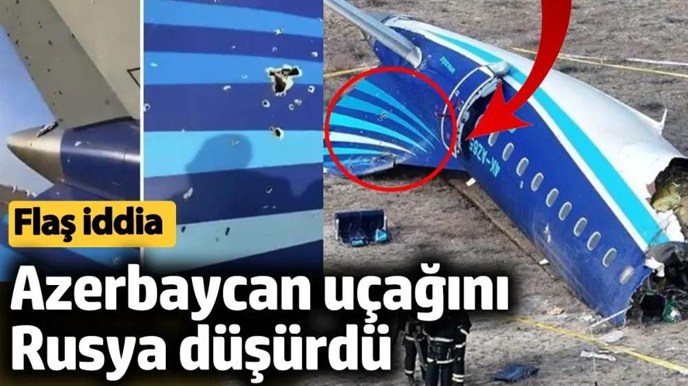 Azerbaycan uçağını Rusya düşürdü...