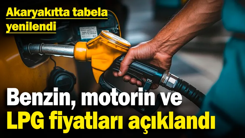 Akaryakıtta tabela yenilendi! 