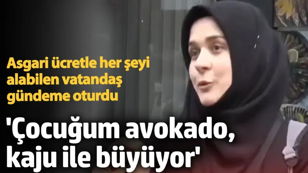 Asgari ücretle her şeyi alabilen kadın gündeme oturdu 