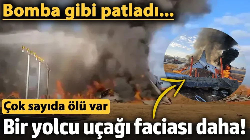 Bir yolcu uçağı kazası daha! 