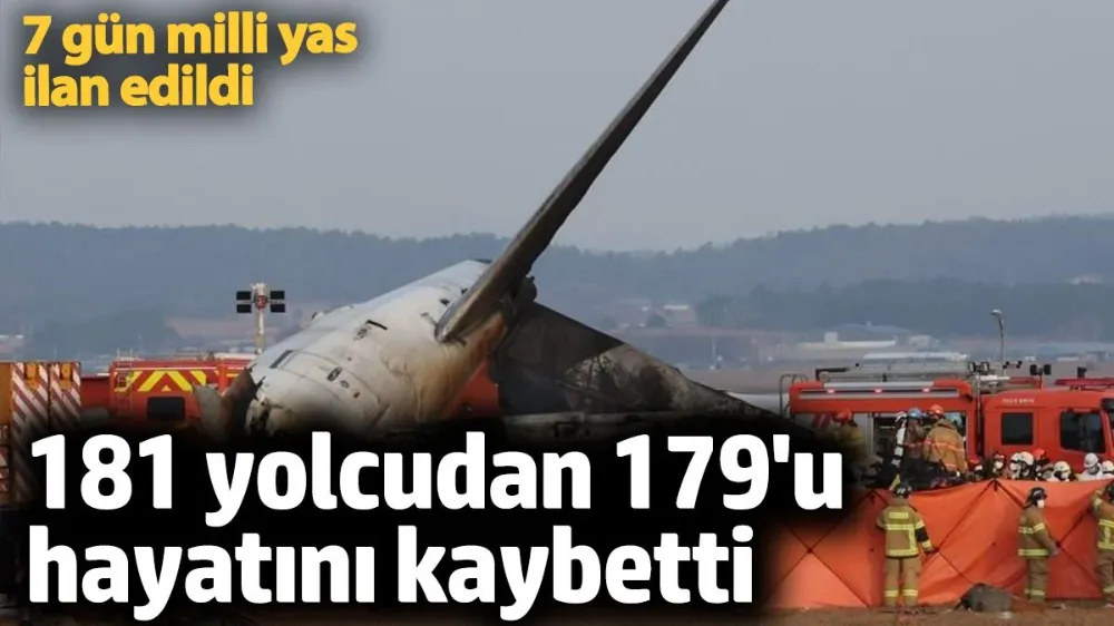 Uçak kazasında hayatını kaybedenlerin sayısı 179