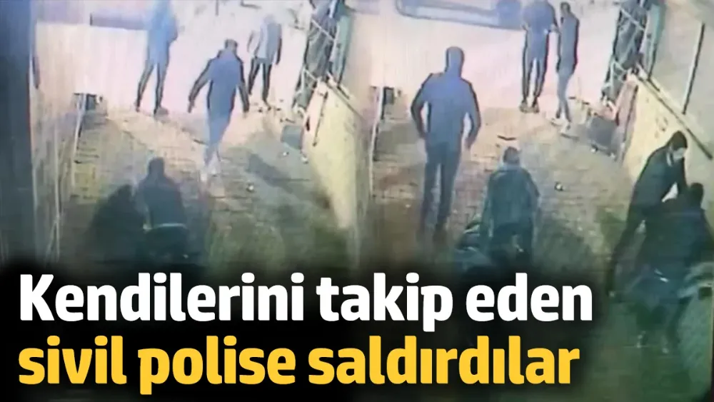 Kağıthane’de ‘Neden peşimizde geliyorsun?’ diyerek polise saldırdı