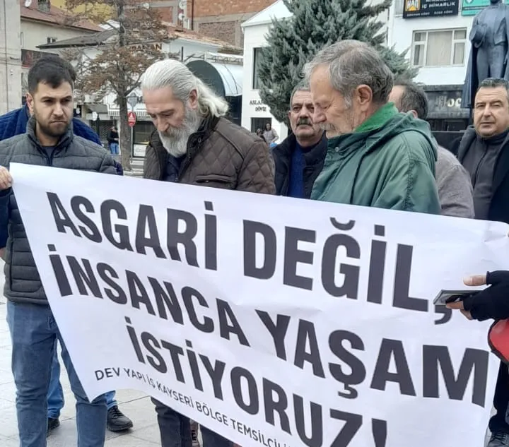 Dev Yapı İş Aksaray İşçi Birliğinden Basın Açıklaması