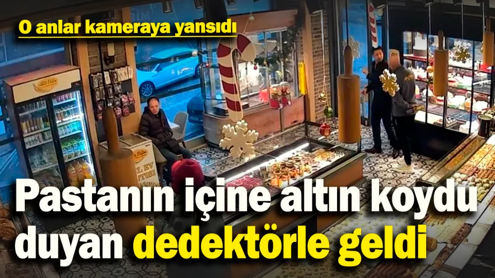 Yılbaşına özel pastaların içine 40 çeyrek altın koydu! 