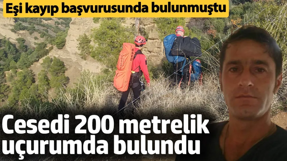 Eşi kayıp başvurusunda bulunmuştu