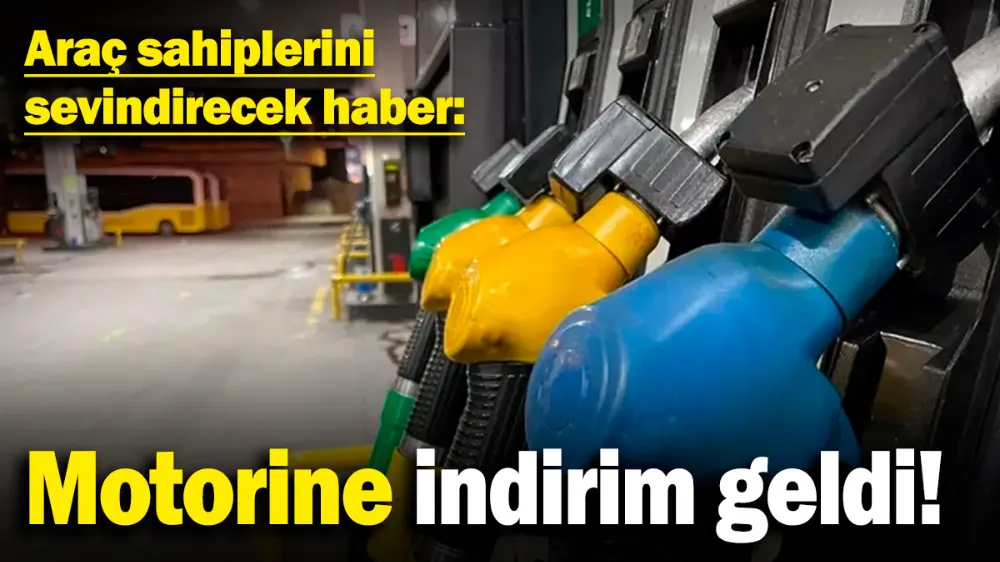 Motorine indirim geldi! 