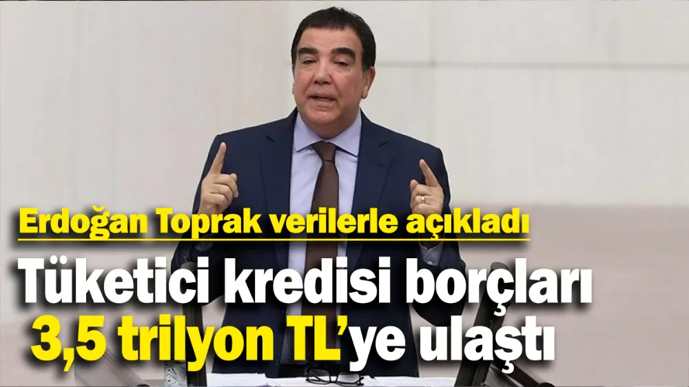 Tüketici kredisi borçları 3,5 trilyon TL’ye ulaştı