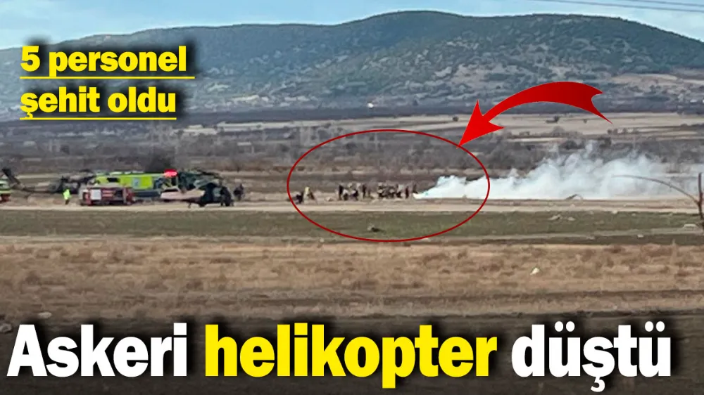 Helikopter kazasında 5 askerimiz şehit !