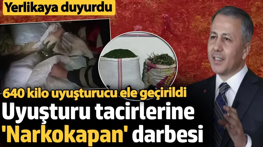 Uyuşturucu tacirlerine 