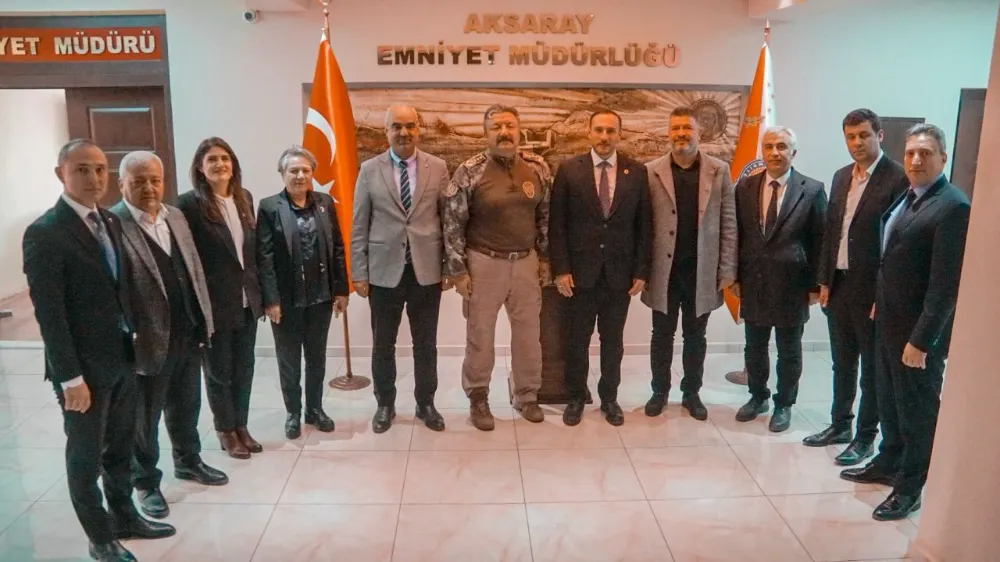 MHP heyetinden İl Emniyet Müdürlüğü’ne ziyaret