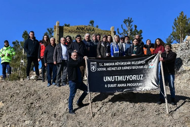 Ankara’ya 6 Şubat Depremi anısına hatıra ormanı