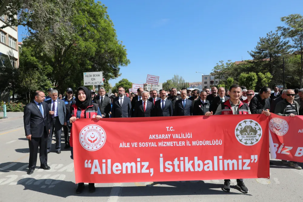 15 -21 Mayıs Aile Haftası Kapsamında Farkındalık Yürüyüşü