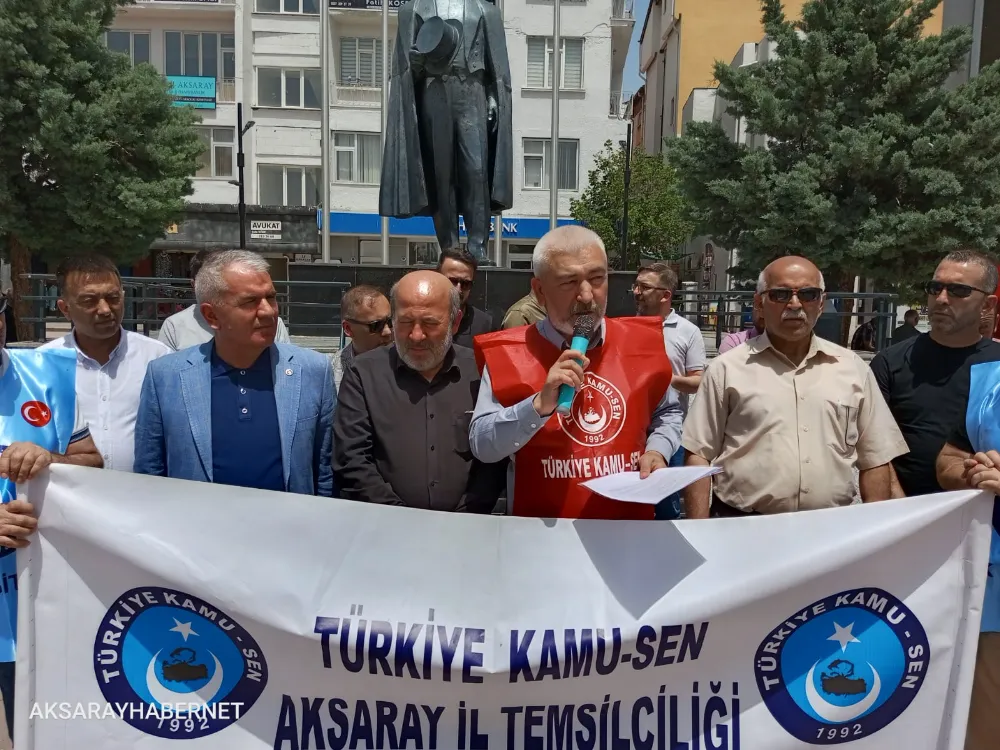 KAMU-SEN 81 İlde Eş Zamanlı Basın Açıklaması Yaptı