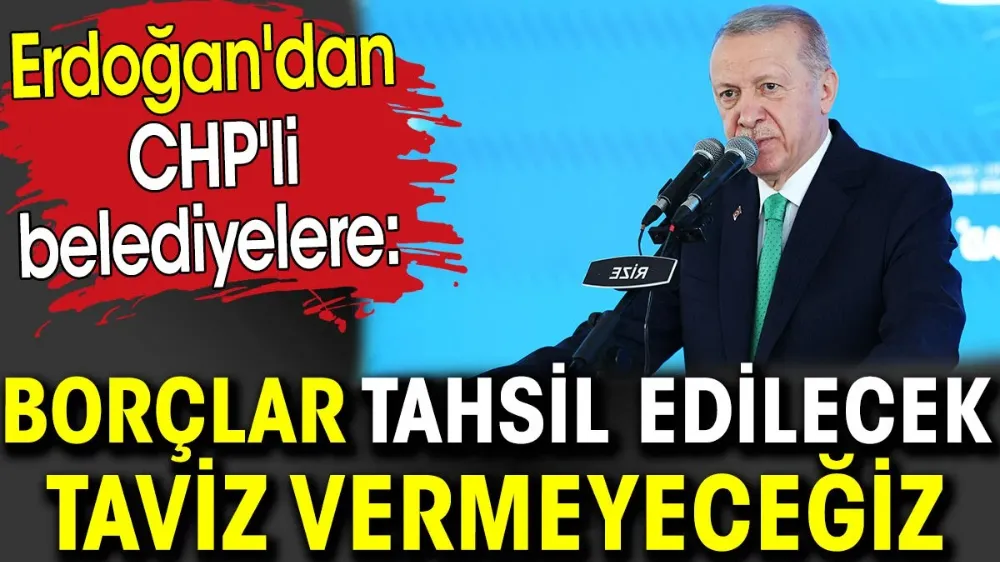 Erdoğan CHP