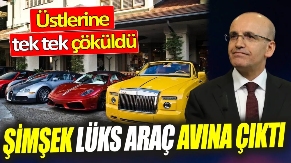 Şimşek lüks araç avına çıktı ‘Üstlerine tek tek çöküldü’