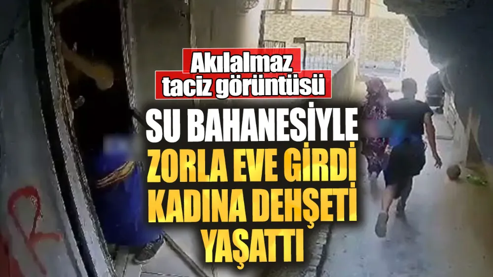 Akılalmaz taciz görüntüsü! 