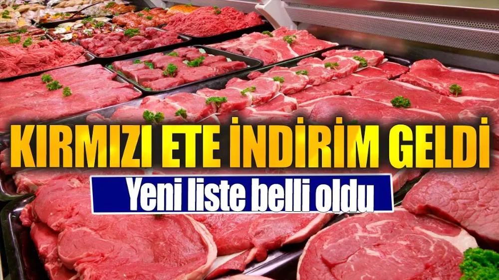 Kırmızı ete indirim geldi