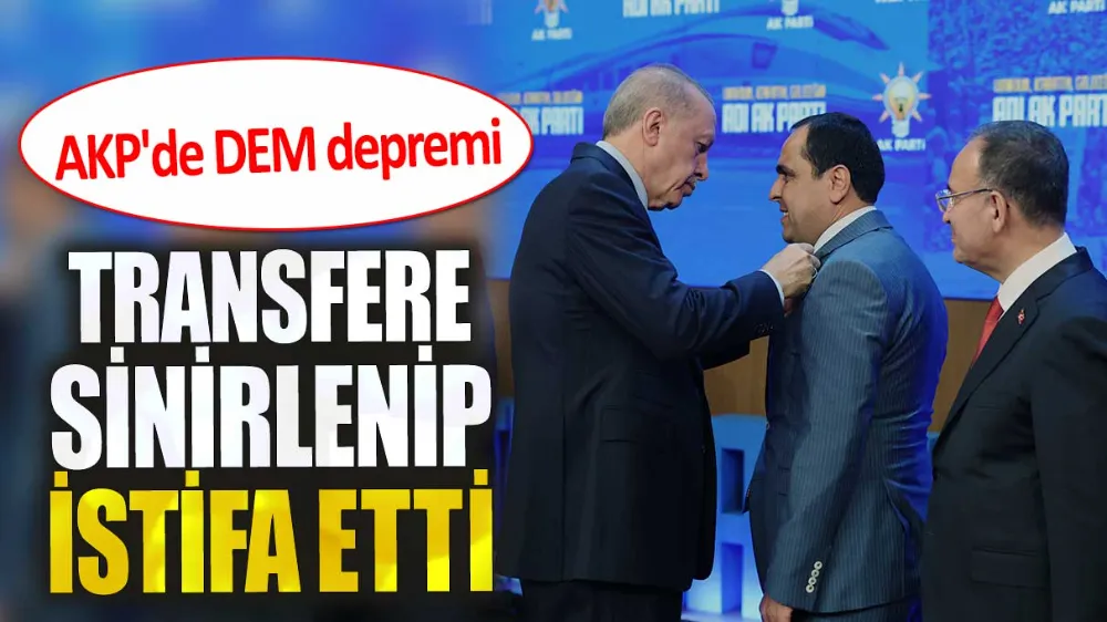 Transfere sinirlenip istifa etti