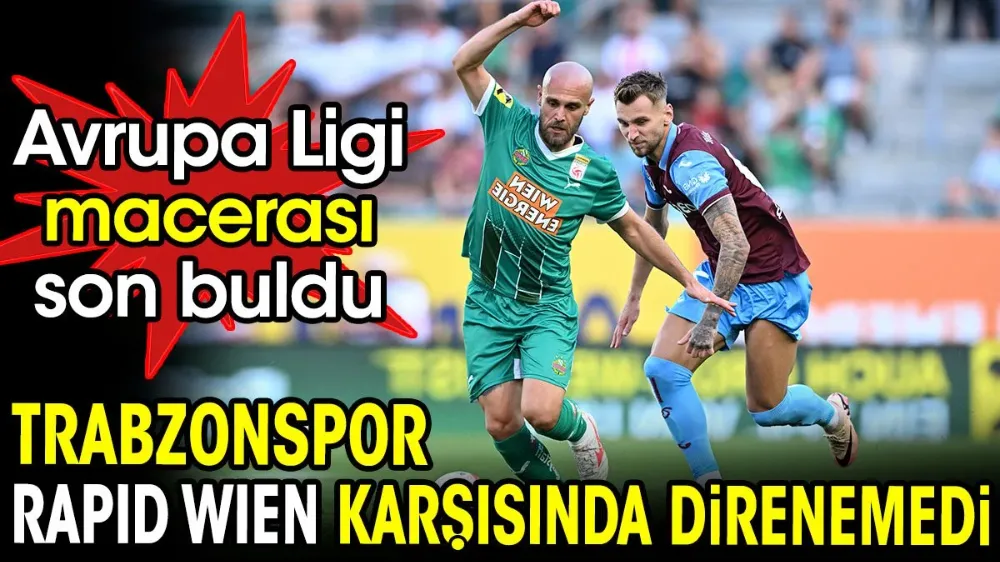 Trabzonspor direnemedi