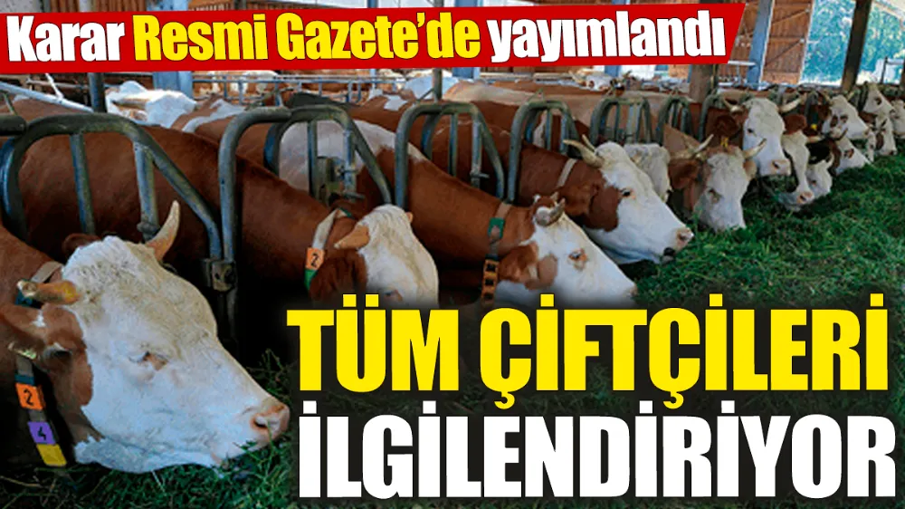 Tüm çiftçileri ilgilendiriyor! 