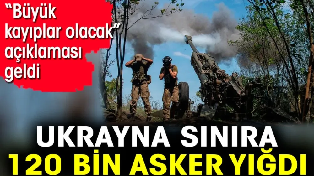 Ukrayna sınıra 120 bin asker yığdı 