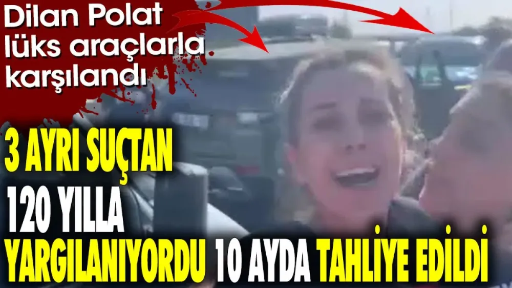 3 ayrı suçtan 120 yılla yargılanıyordu 10 ayda tahliye edildi