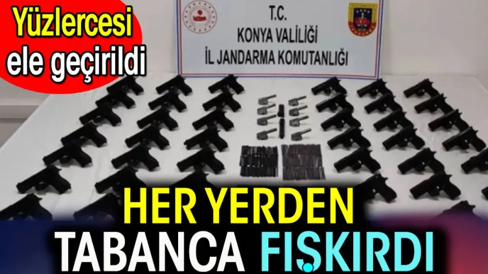 Mercek-23 operasyonunda 2 bin 269 tabanca ve tüfek ele geçirildi