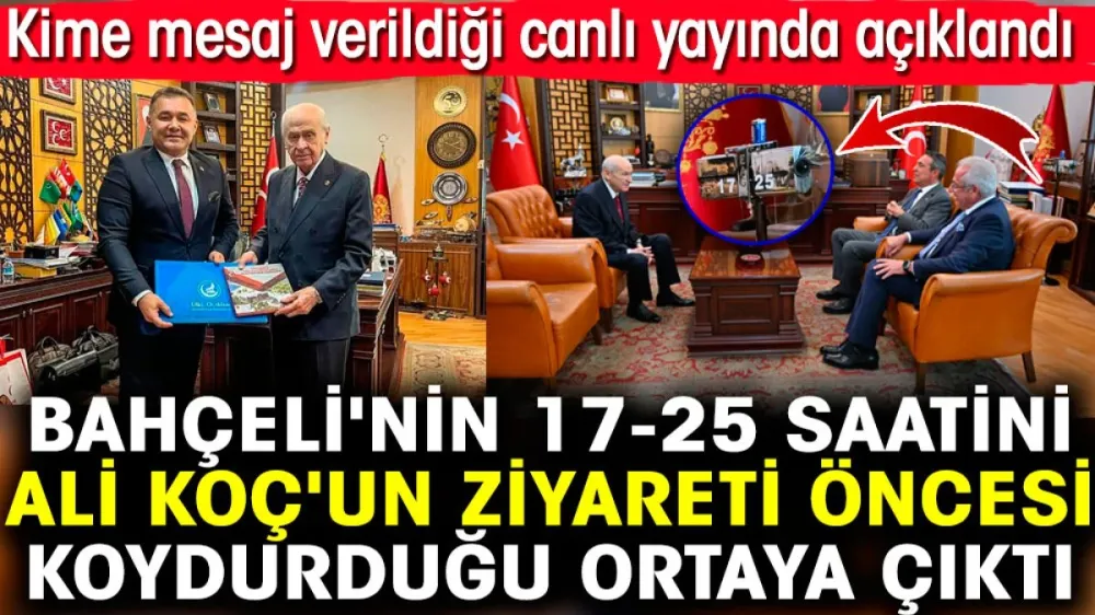 ’17-25 Aralık saatinin’ Mesajının Altında Ne Var ?