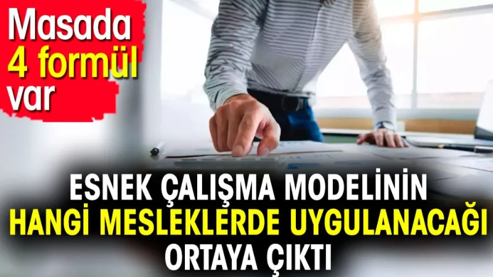 Esnek çalışma modelinin hangi mesleklerde uygulanacağı ortaya çıktı