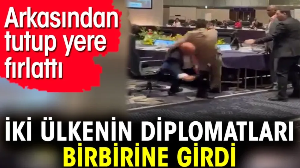 İki ülkenin diplomatları birbirine girdi