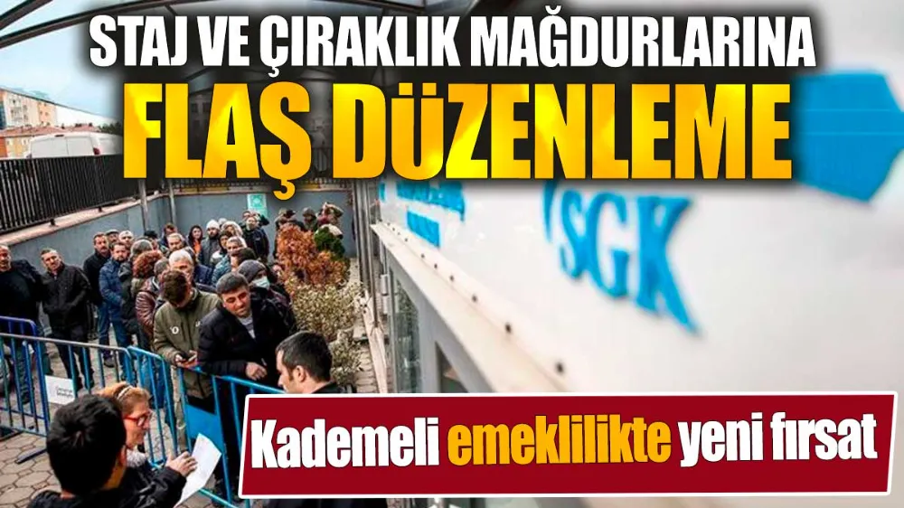 Kademeli emeklilikte yeni fırsat