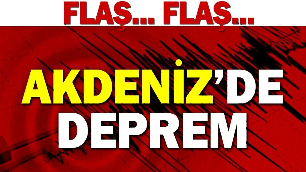 Girit Adası açıklarında deprem