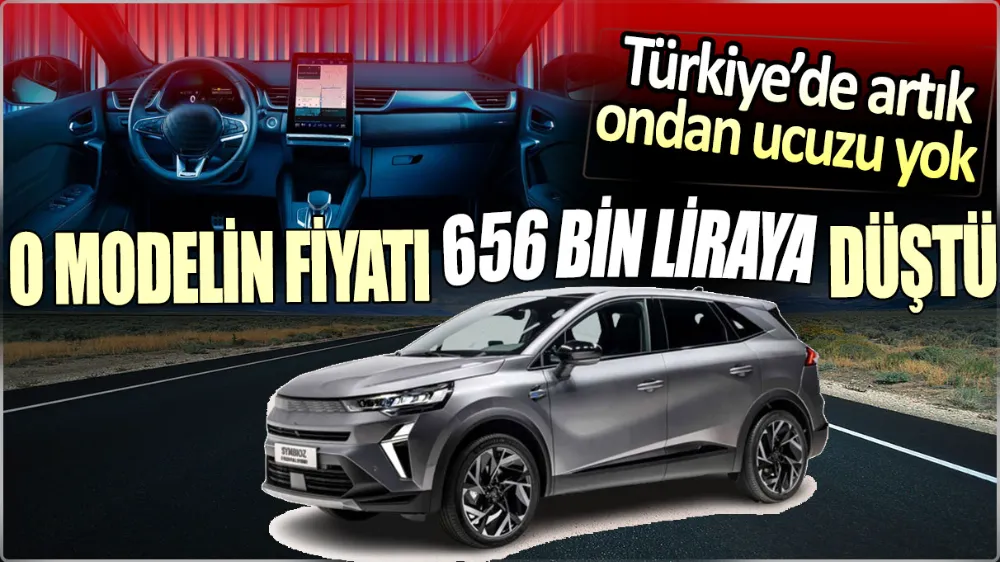 Otomobil devi, o modelinin fiyatını 656 bin liraya düşürdü