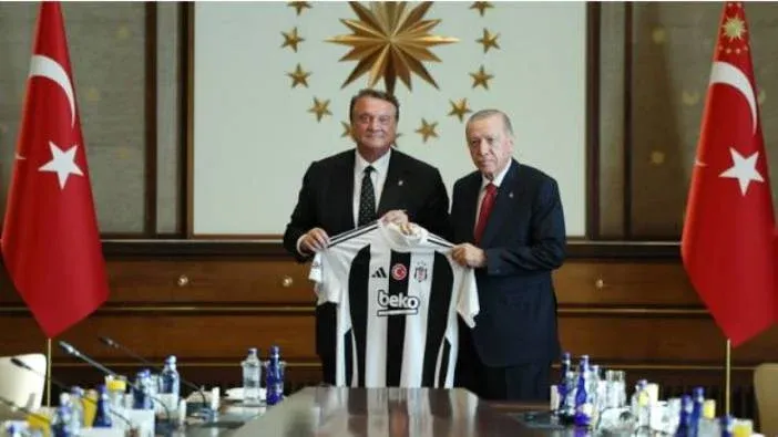 Beşiktaş kupaları Erdoğan