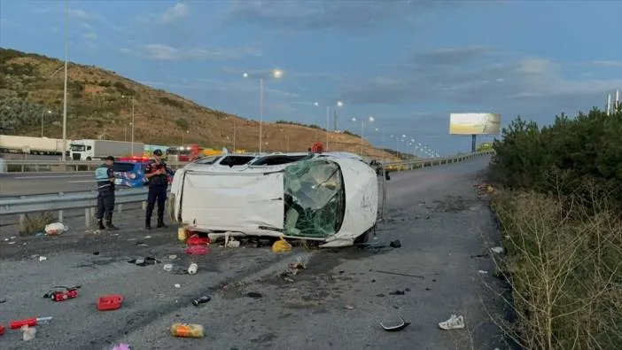 Kuzey Marmara Otoyolu’nda feci kaza: 1 ölü, 5 yaralı