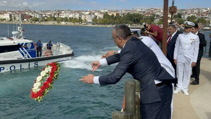 Ertuğrul Fırkateyni’nin şehitleri Tekirdağ’da anıldı