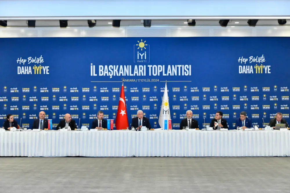 İYİ Parti İl Başkanlarıyla olağan toplantısını gerçekleştirdi