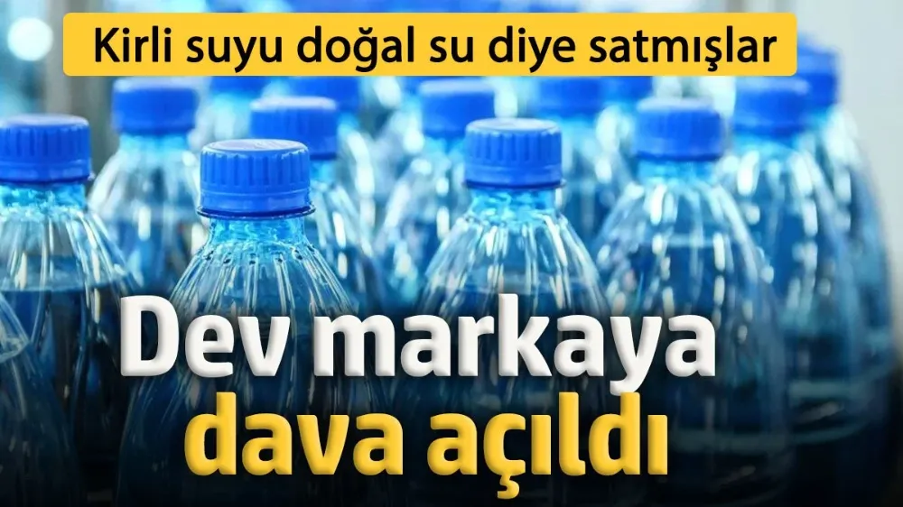 Kirli suyu doğal kaynak suyu diye satmışlar