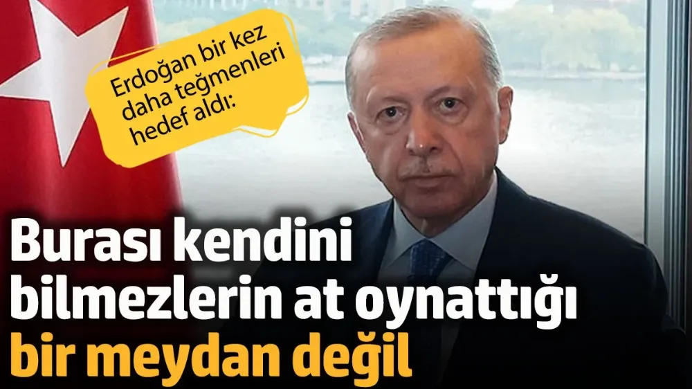 Erdoğan bir kez daha teğmenleri hedef aldı